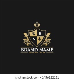 Royal Brand Luxury Crest Logo Template