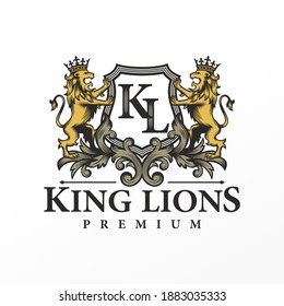 Royal Brand Luxury Crest Logo Template
