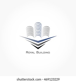 royal building logo vector