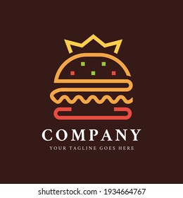 
Royal burger logo | Hamburger | Snack