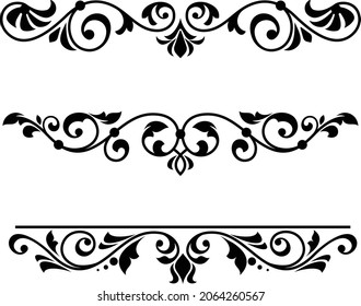 royal calligraphy elements for those who need symbols and abstract kinds of elements.