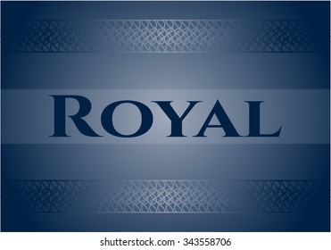 Royal card, poster or banner