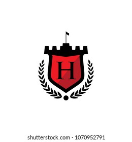 Royal Castle H Letter Logo