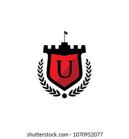 Royal Castle U Letter Logo