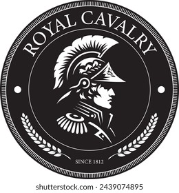 Royal Cavalry Dragoon Logo Design