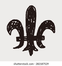 royal crest doodle