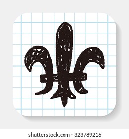 royal crest doodle