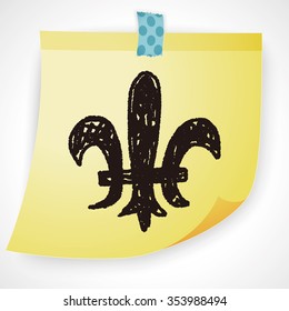royal crest doodle