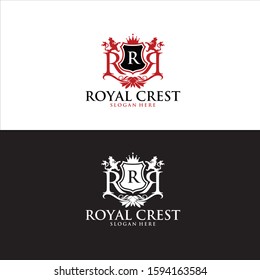 Royal Crest Logo in Vector