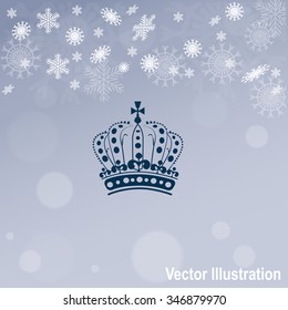 Royal Crown Doodle Hand Sketch style which is an emblem for royals, government and symbol of other meanings like immortality. Editable Vector Illustration.