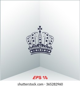 Royal Crown Doodle Hand Sketch style which is an emblem for royals, government 