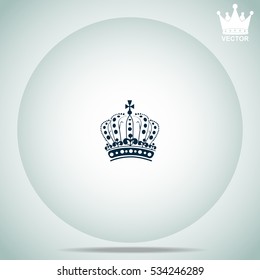 Royal Crown Doodle Hand Sketch style which is an emblem for royals, government   vector illustration.