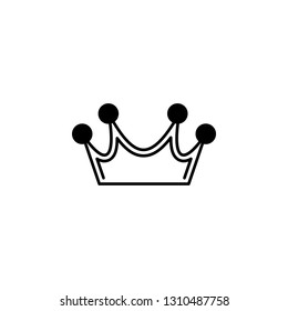 royal crown icon. Element of royalty for mobile concept and web apps icon. Thin line icon for website design and development, app development. Premium icon