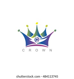 Royal Crown Icon - Isolated On White Background. Vector Illustration, Graphic Design. For Web, Websites, Print Material 