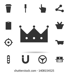 royal crown icon. Universal set of web for website design and development, app development