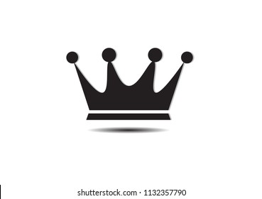 Royal Crown Icon Vector Logo Template.Vector illustration EPS 10.