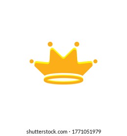 Royal crown icon vector logo