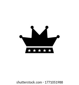 Royal crown icon vector logo