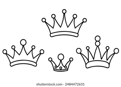 Royal Crown illustration for lovers of regal and luxurious crown designs