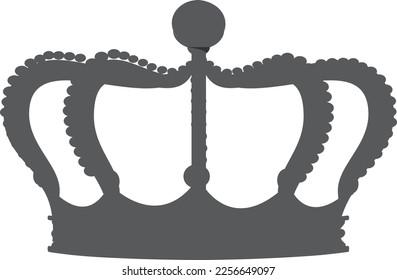 royal crown isolated on white