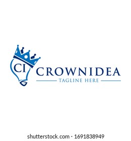 Royal Crown Logo Design Illustration 