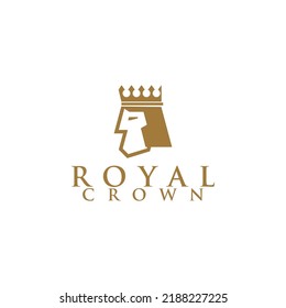 Design-Vektorgrafik für Royal Crown-Logos