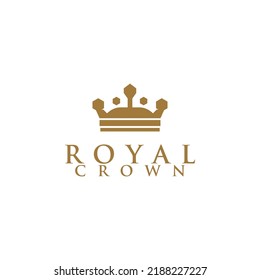 Vector de diseño del logotipo de la Corona Real