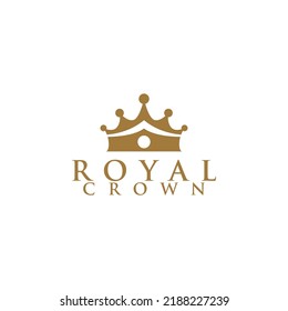 Royal Crown Logo Design Vector Stock Vector (Royalty Free) 2188227239 ...