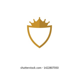 Royal crown logo icon vector 