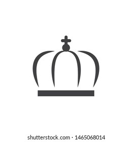 royal crown logo icon vector illustration design