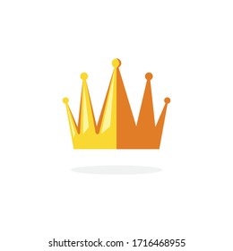 royal crown logo icon vector illustration design