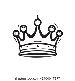 Royal Crown logo vector illustration. Royal Crown vector Icon and Sign.