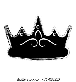 Royal crown on a white background, Vector illustration