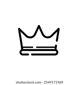 Royal crown - simple vector icon