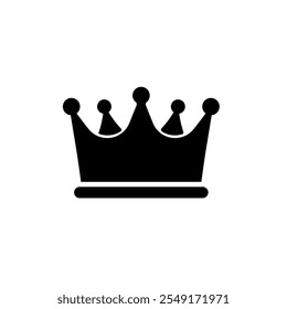 Royal crown - simple vector icon