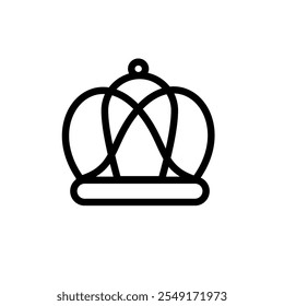 Royal crown - simple vector icon
