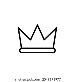 Royal crown - simple vector icon
