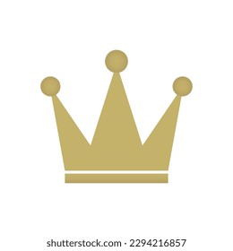 Icono vectorial del símbolo de la corona real.