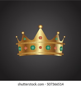 Royal crown, vector