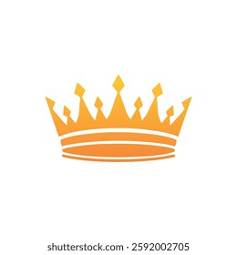 Royal crown vector design icon 