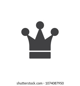 Royal crown vector icon. filled flat sign for mobile concept and web design. Award simple solid icon. VIP symbol, logo illustration. Pixel perfect vector graphics