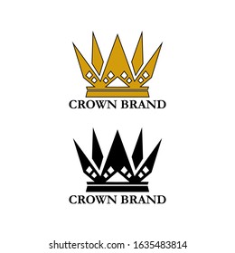 Royal Crown vector set emblem template for the logo.