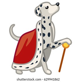 Royal Dalmatian Vector Illustration