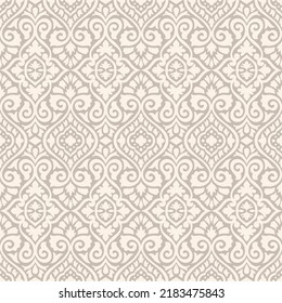 Royal damask wallpaper pattern design