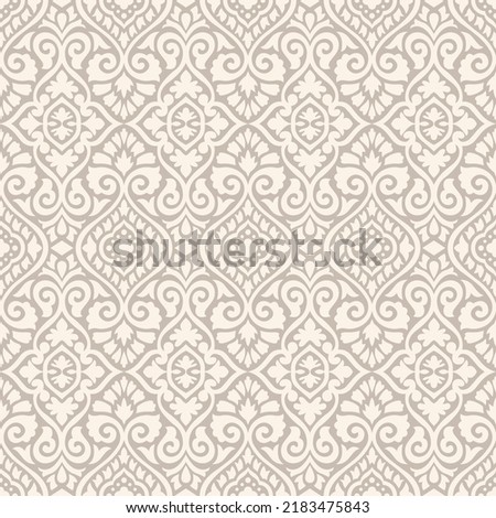 Royal damask wallpaper pattern design Stok fotoğraf © 