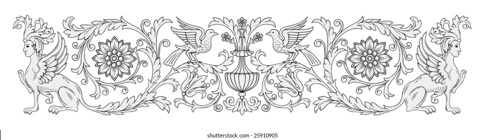 Royal decoration vector