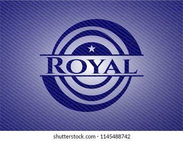 Royal denim background