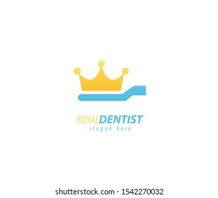 Royal dentist design logo sign