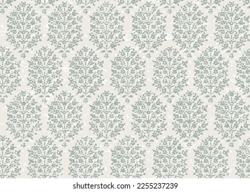 Royal designed grunge texture green background, wallpaper incredible colors modern damask, Fine traditional ornament with oriental golden elements textile, shawl, carpet