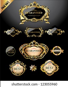 Royal design-Vintage vector labels